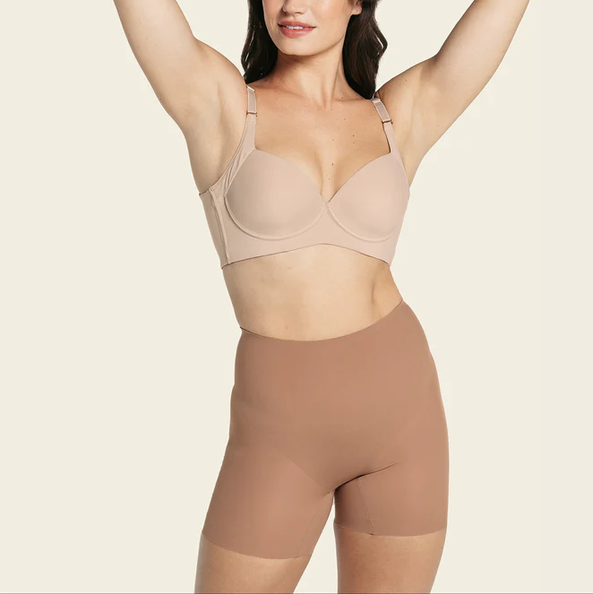 Faja Leonisa culotte 012889 almohadillas removibles Habano