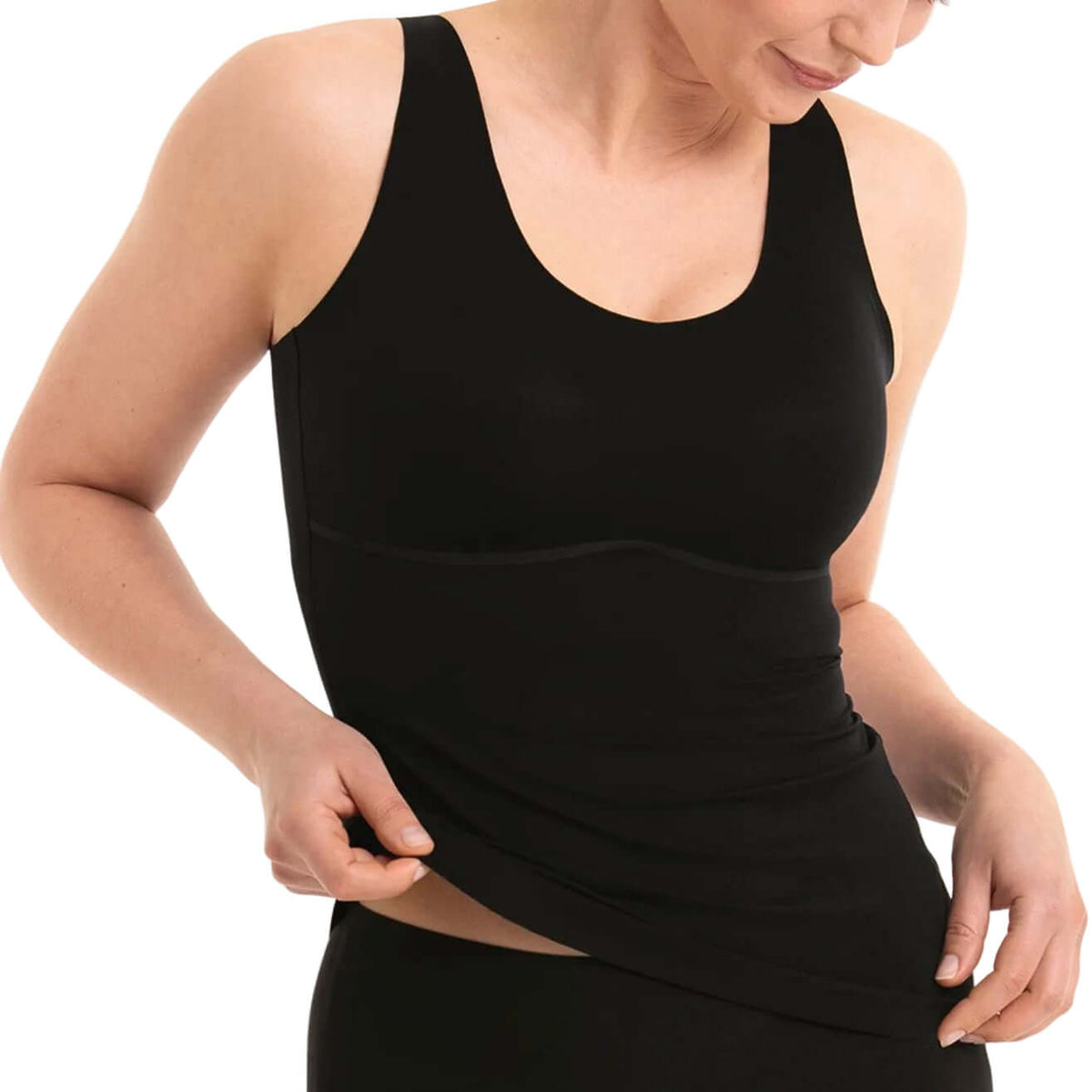 Camiseta Essential Anita 0654 con Cazoleta Integrada Black