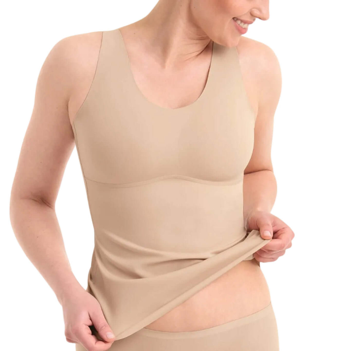 Camiseta Essential Anita 0654 con Cazoleta Integrada Desert