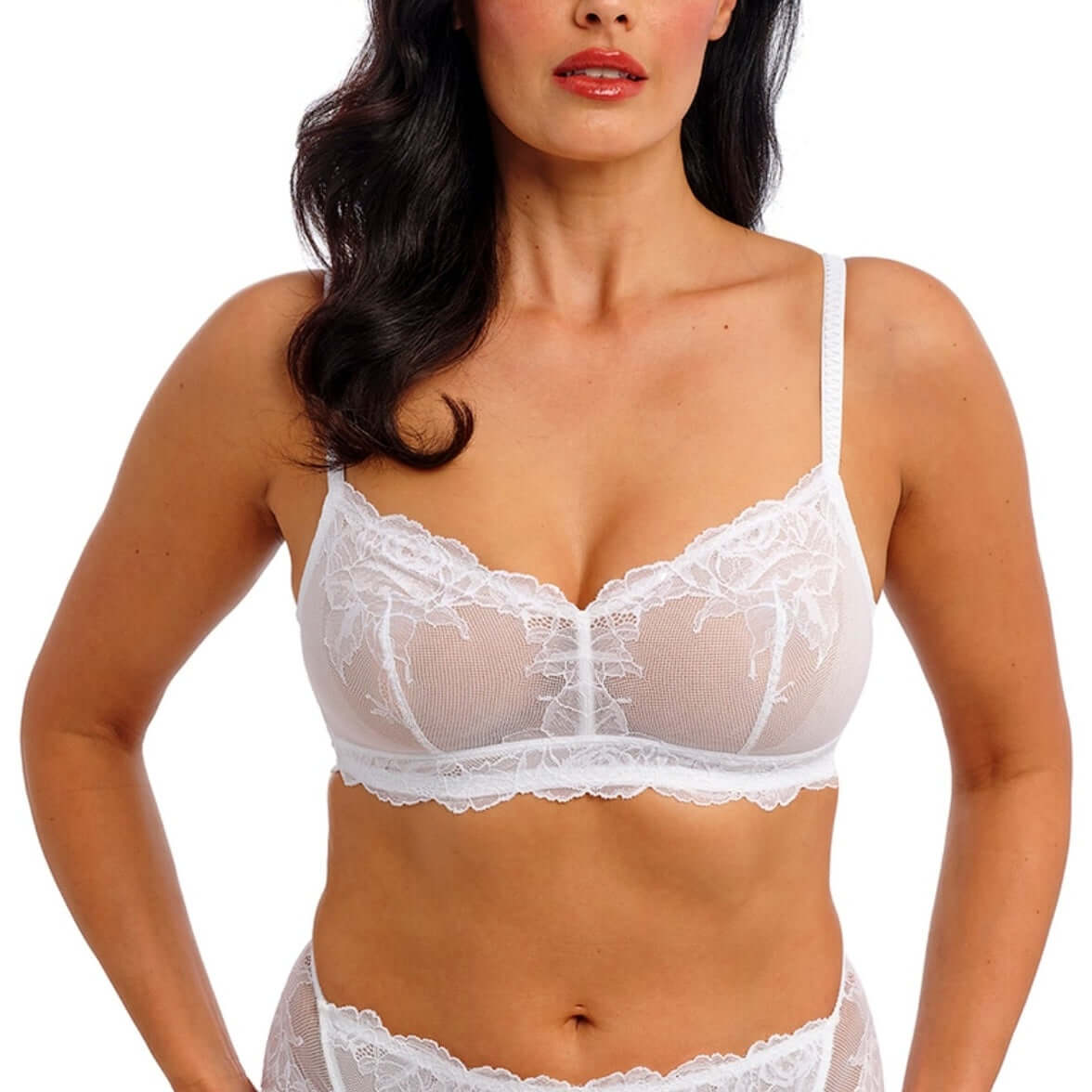Bralette Sin Aros Vivid Attraction Wacoal WA810384 Blanco