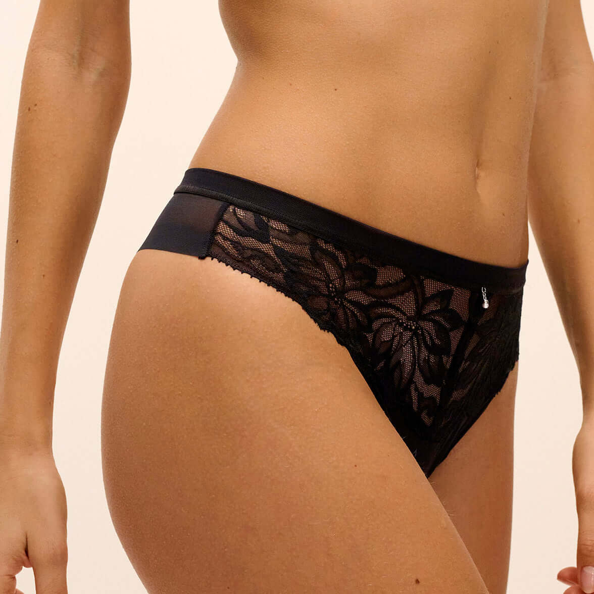 Tanga Mujer Wacoal WE601770 Abellia Encaje Black