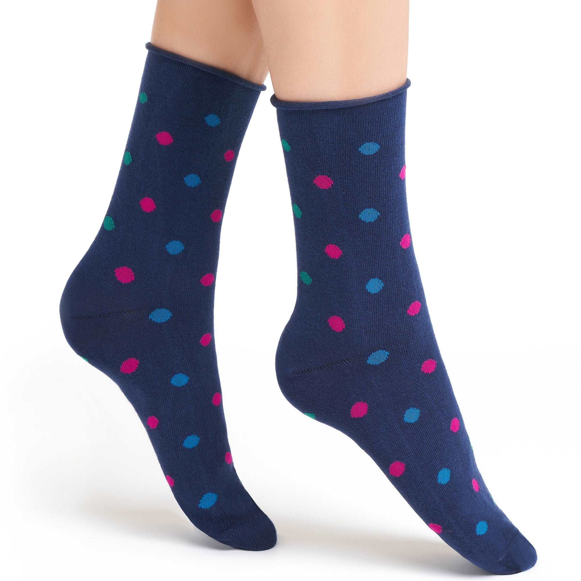 Calcetines mujer tobilleros Golden Lady 146 PPP Unica Azul