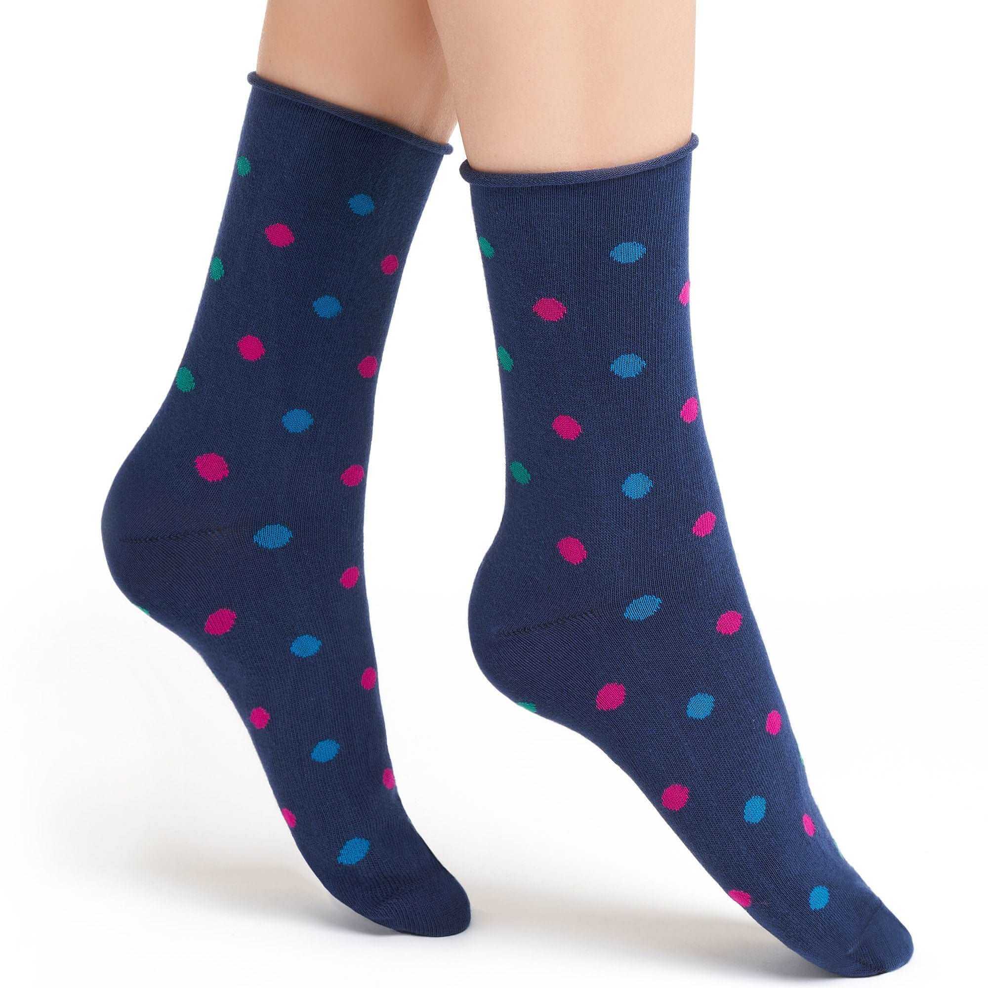 Calcetines mujer tobilleros Golden Lady 146 PPP Unica Azul