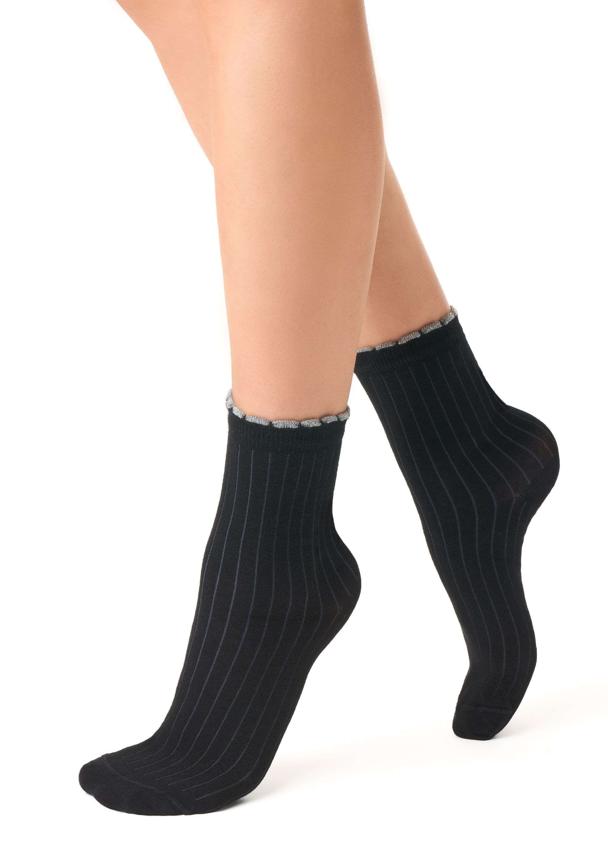 Calcetines mujer tobilleros Golden Lady 152 CCC Unica Negro