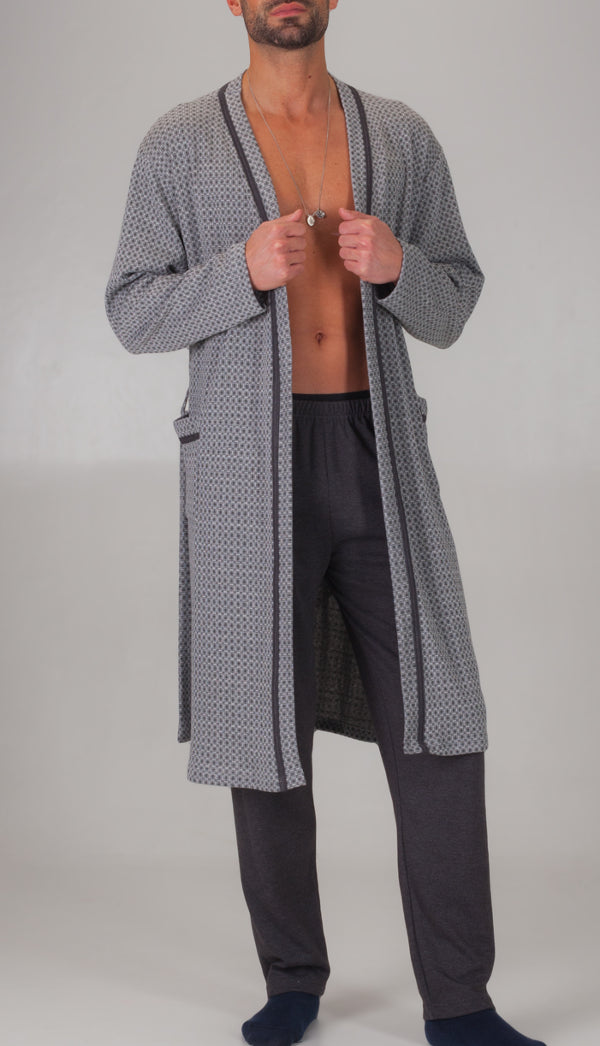 Batas hombre Rachas & Abreu 23480 Gris ⭐⭐✩✩✩