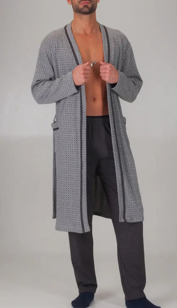 Batas hombre Rachas & Abreu 23480 Gris ⭐⭐✩✩✩