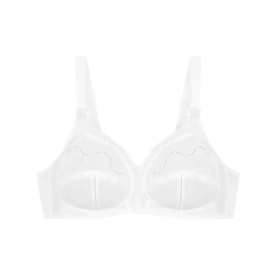 Sujetador Triumph sin aros Doreen cotton N Blanco