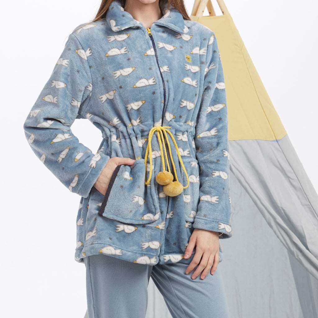 Batas mujer CUE 31514 Azul ⭐⭐⭐⭐⭐