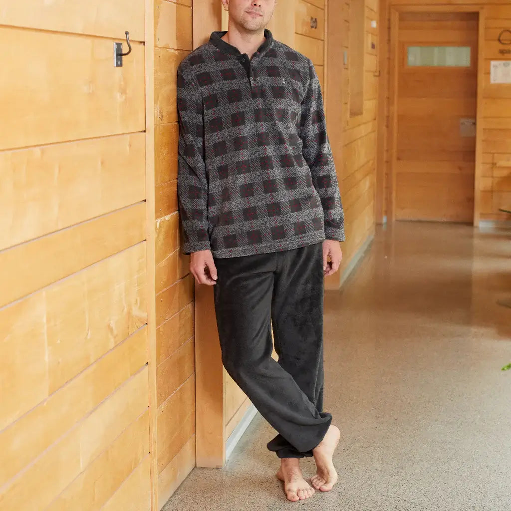 Pijamas hombre CUE 33251 Gris ⭐⭐⭐⭐⭐