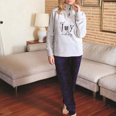 Pijama mujer BH Ania 42133 Gris