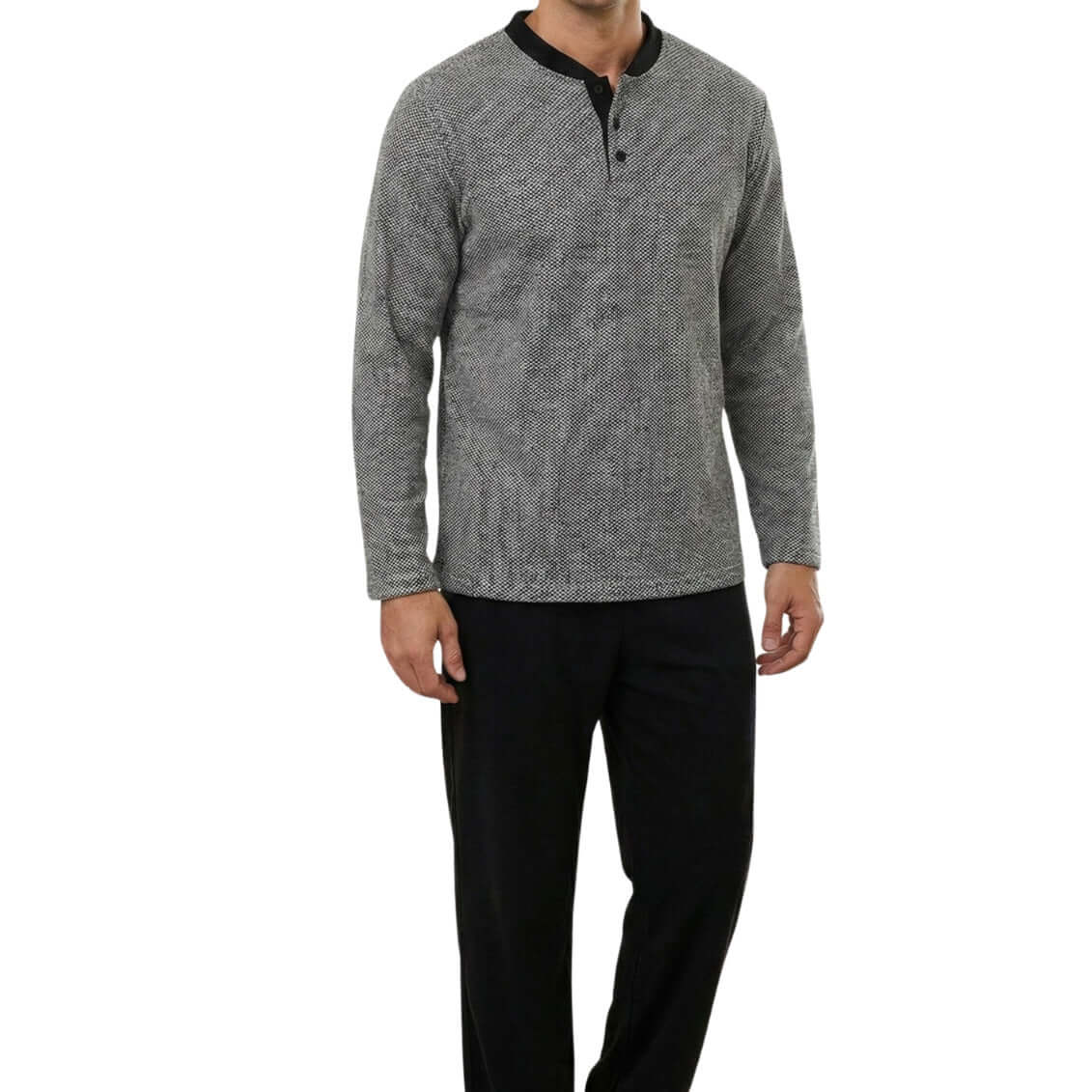 Pijama hombre Vanila 43087 Lucas Negro