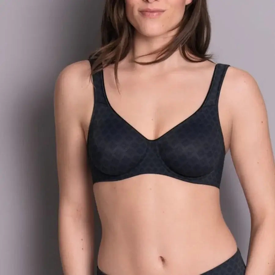 Sujetador con aros Rosa Faia Twin Art 5243 Shadow blue