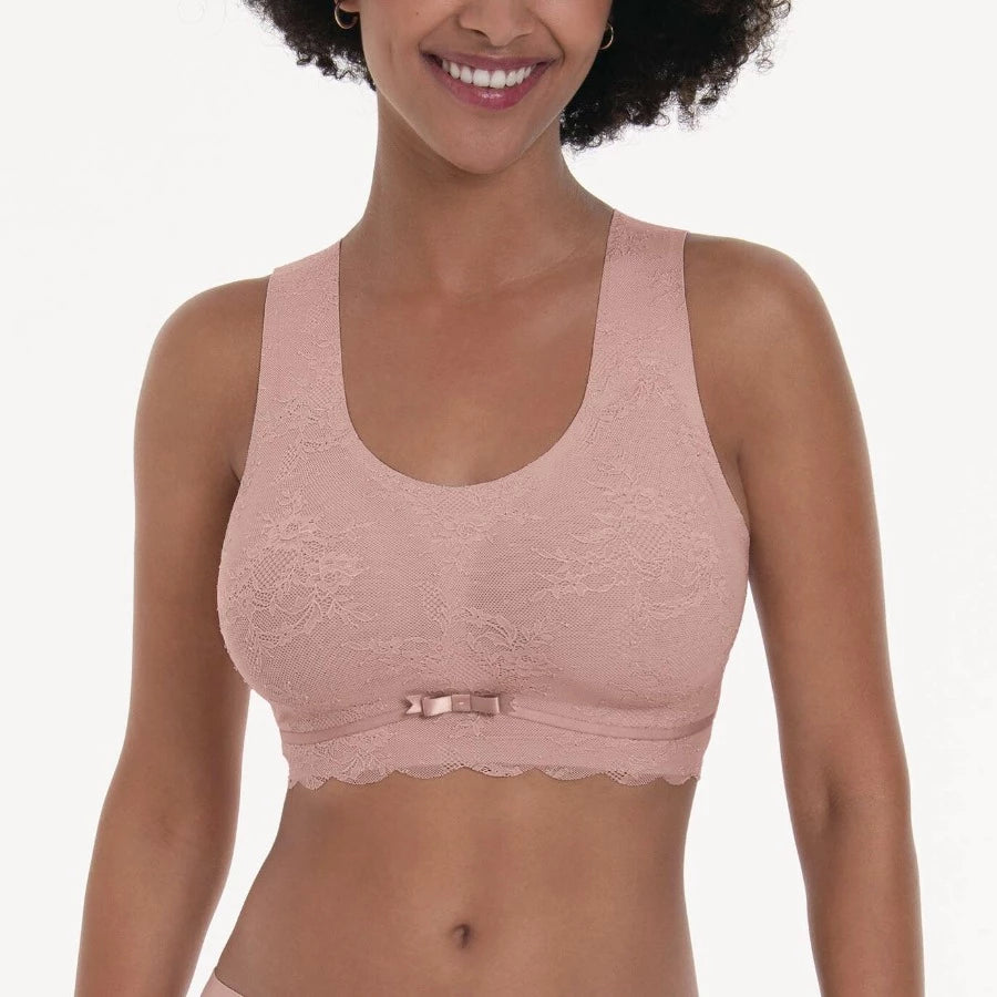 Sujetador Anita sin aros 5400 Essential Lace Rosa madera