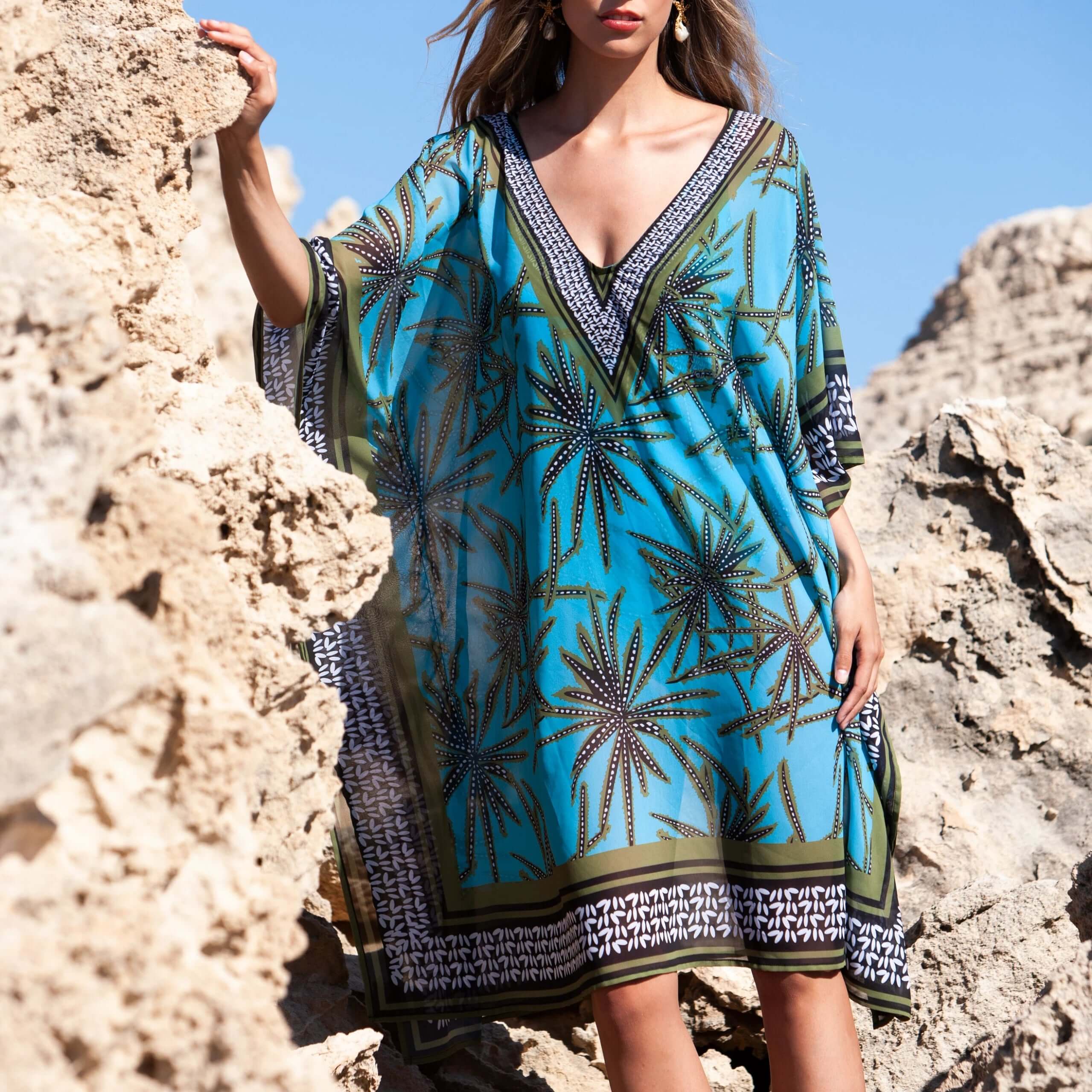 Kaftan Deidad 61061 Unica Azul