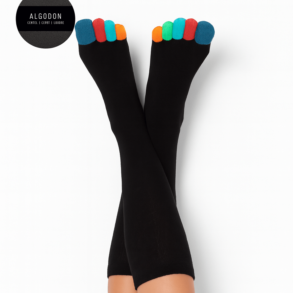 Calcetines unisex DIT´S Punto Blanco Única Black