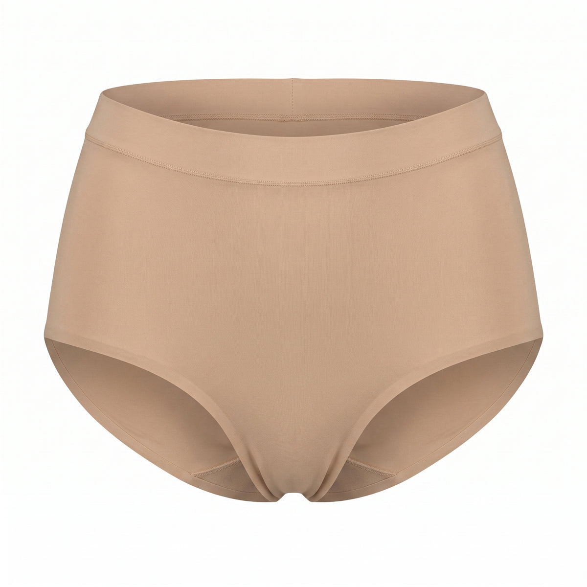 Braga talle alto Essential Anita en color nude, diseñada para comodidad y sujeción diaria.