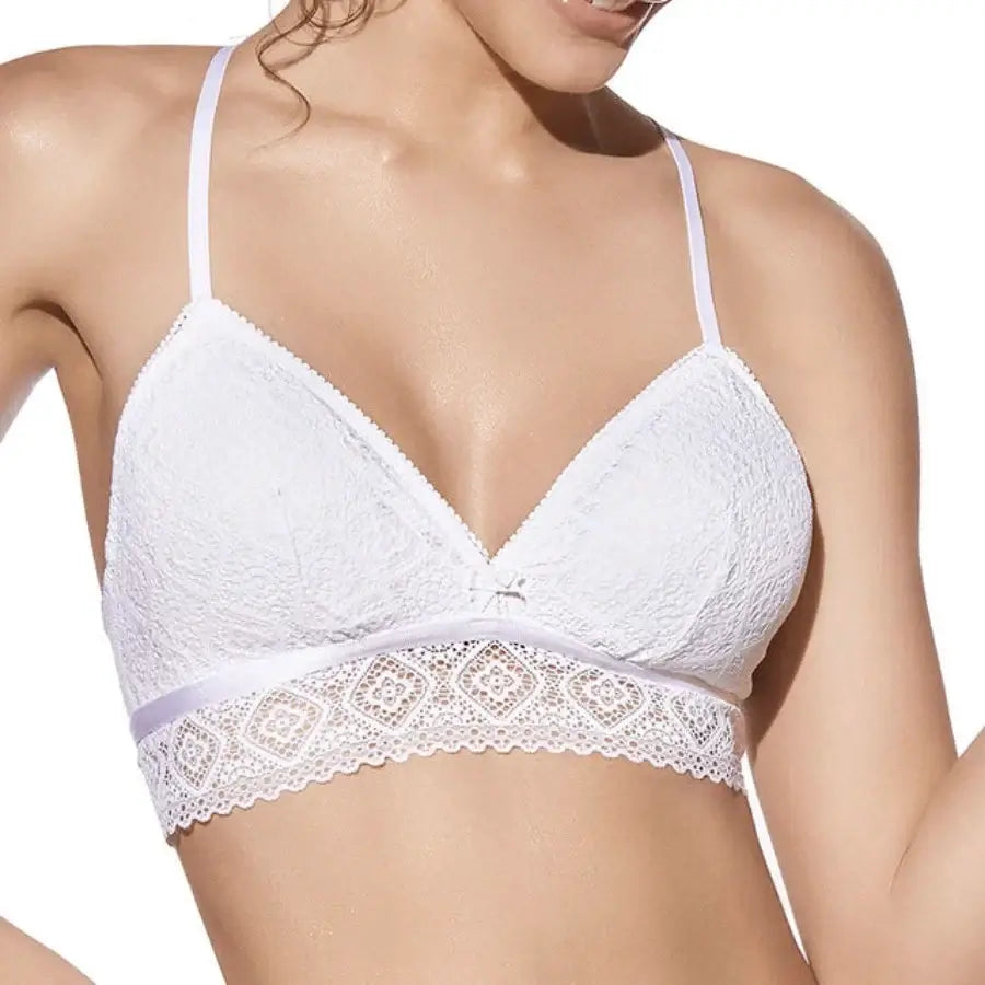 Sujetador Selene sin aros Kim Blanco B