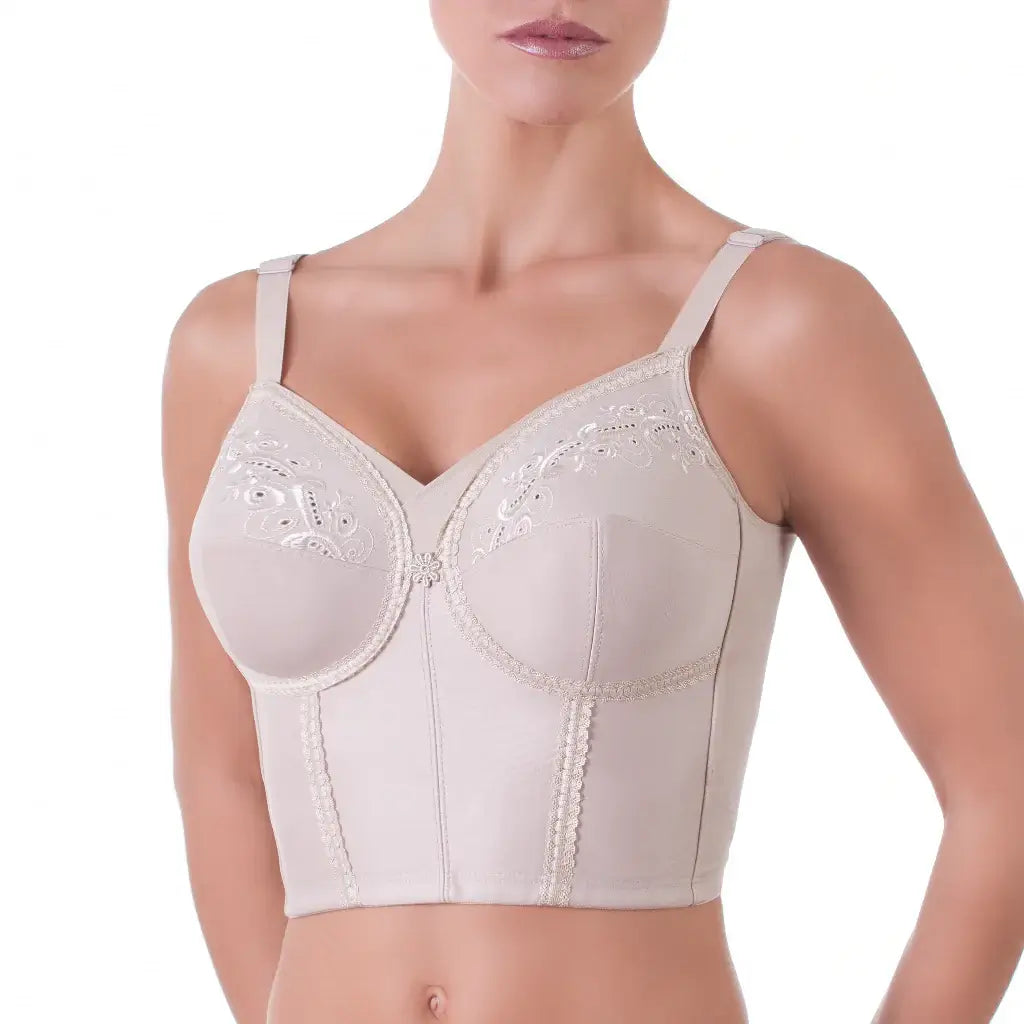 Sujetador de estomago Analis Nerea sin aros Arena