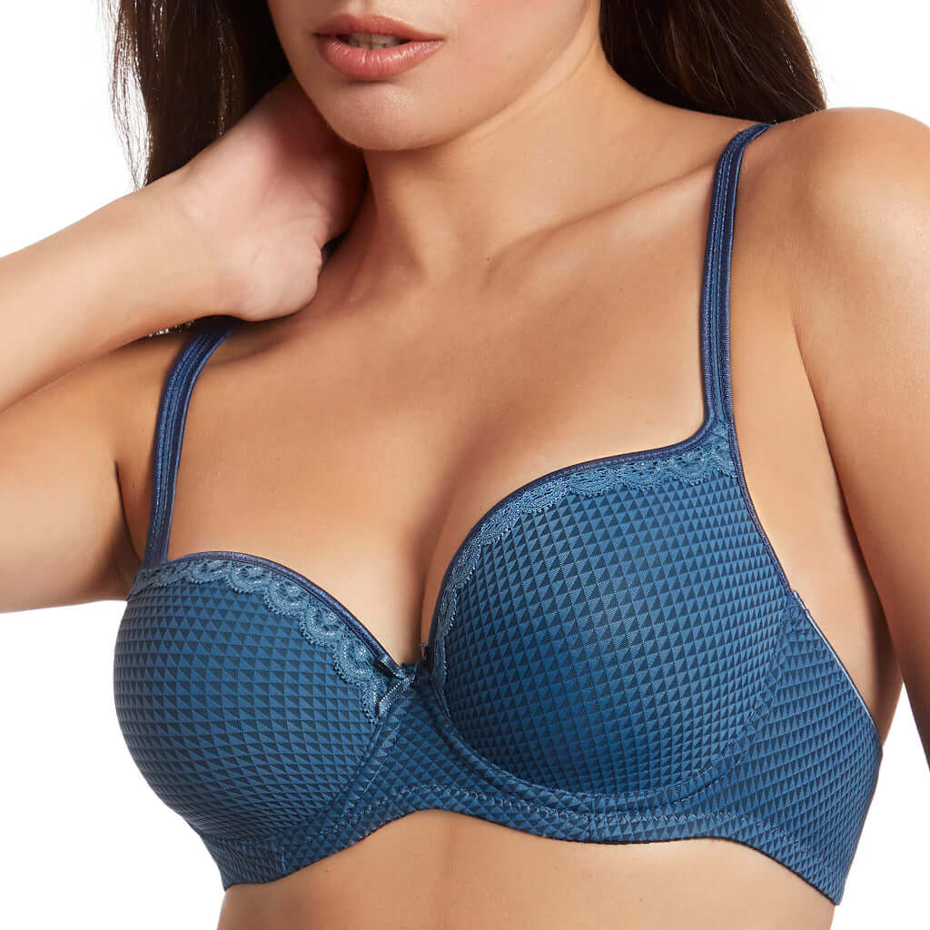 Sujetador Selene con aros Noah azul B