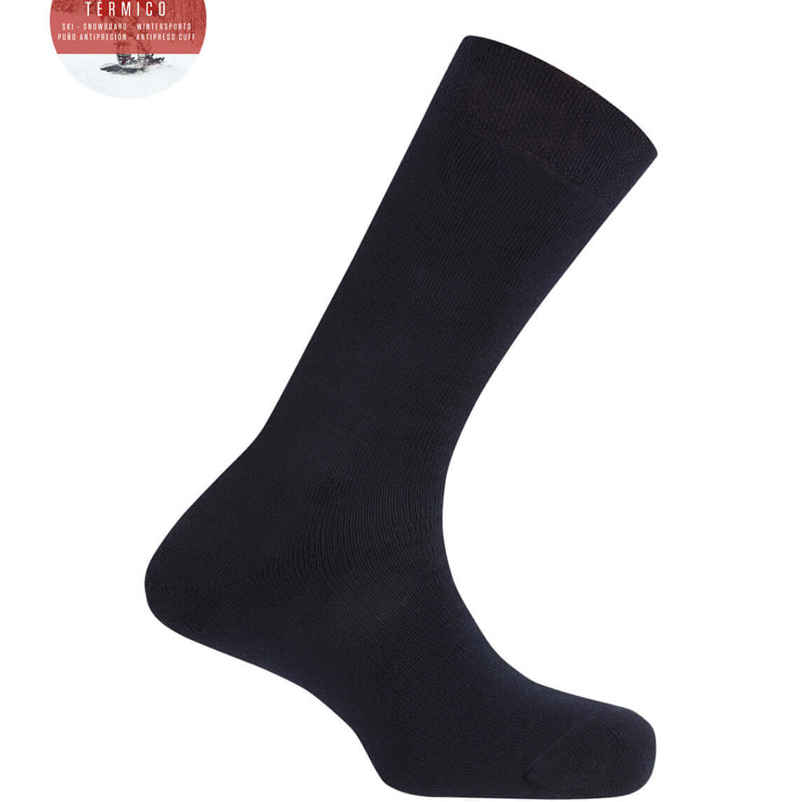 Calcetines unisex algodón térmicos Punto Blanco 73401-10 Unica Black