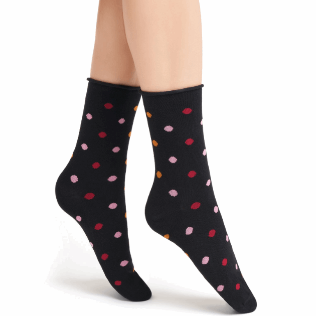 Calcetines mujer tobilleros Golden Lady 146 PPP Unica Negro