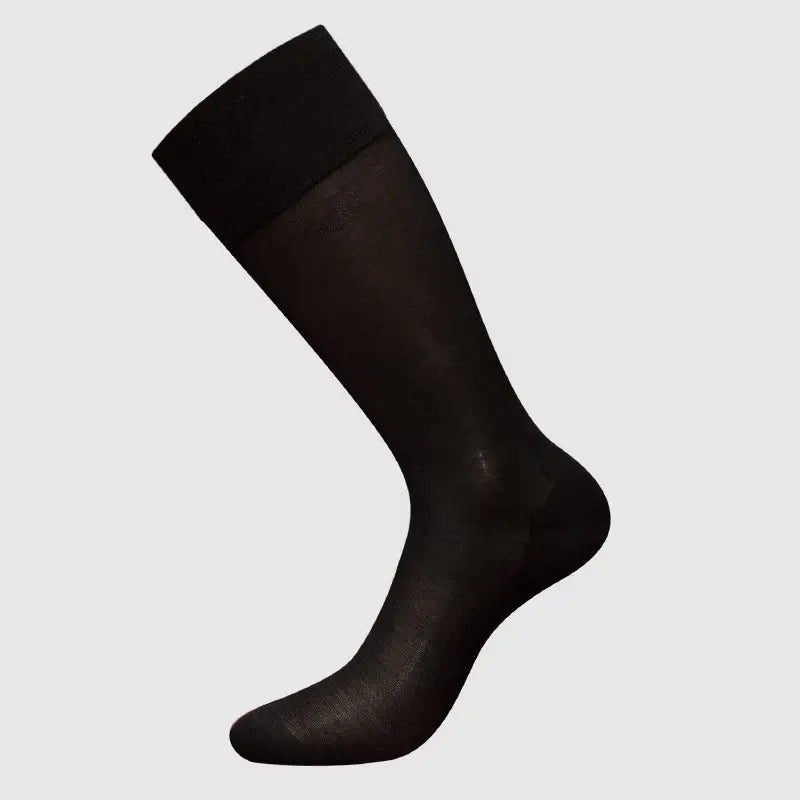 Calcetines hombre ZD corto Hilo de Escocia Negro Unica