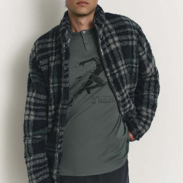 Pijama hombre Promise H35083 (3 piezas) 3XL Gris