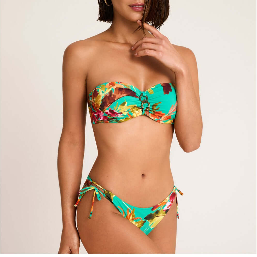 Bikini Selmark Bandeau Sin Copa BO423 Verde