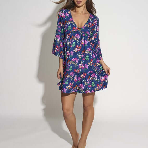 Vestido Selmark BK995 M Azul