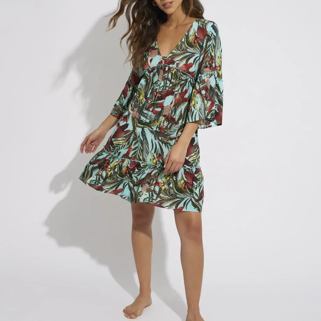 Vestido Selmark BL195 Turquesa