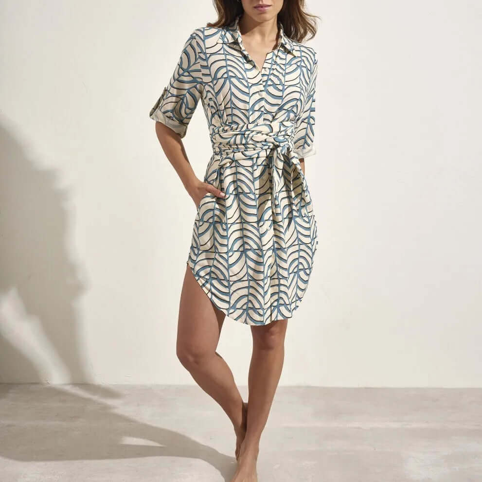 Vestido Selmark BM333 Blue