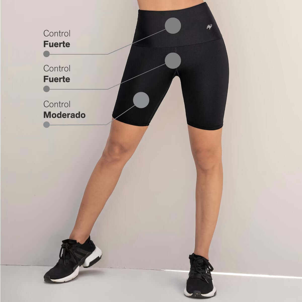 Faja Leonisa short reductora 195512 ciclista S Negro