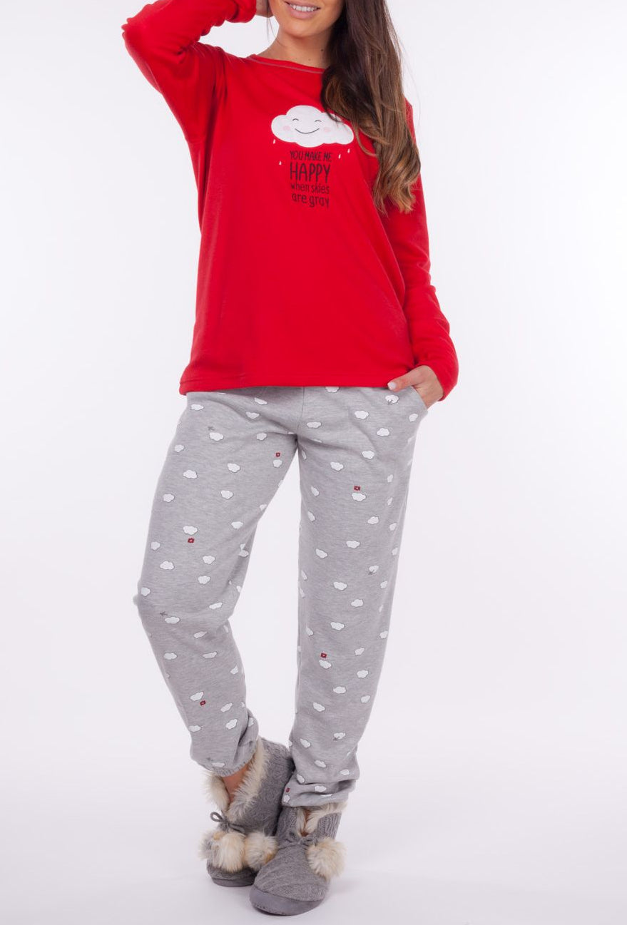 Pijamas mujer Rachas & Abreu 20363 Rojo ⭐⭐⭐✩✩
