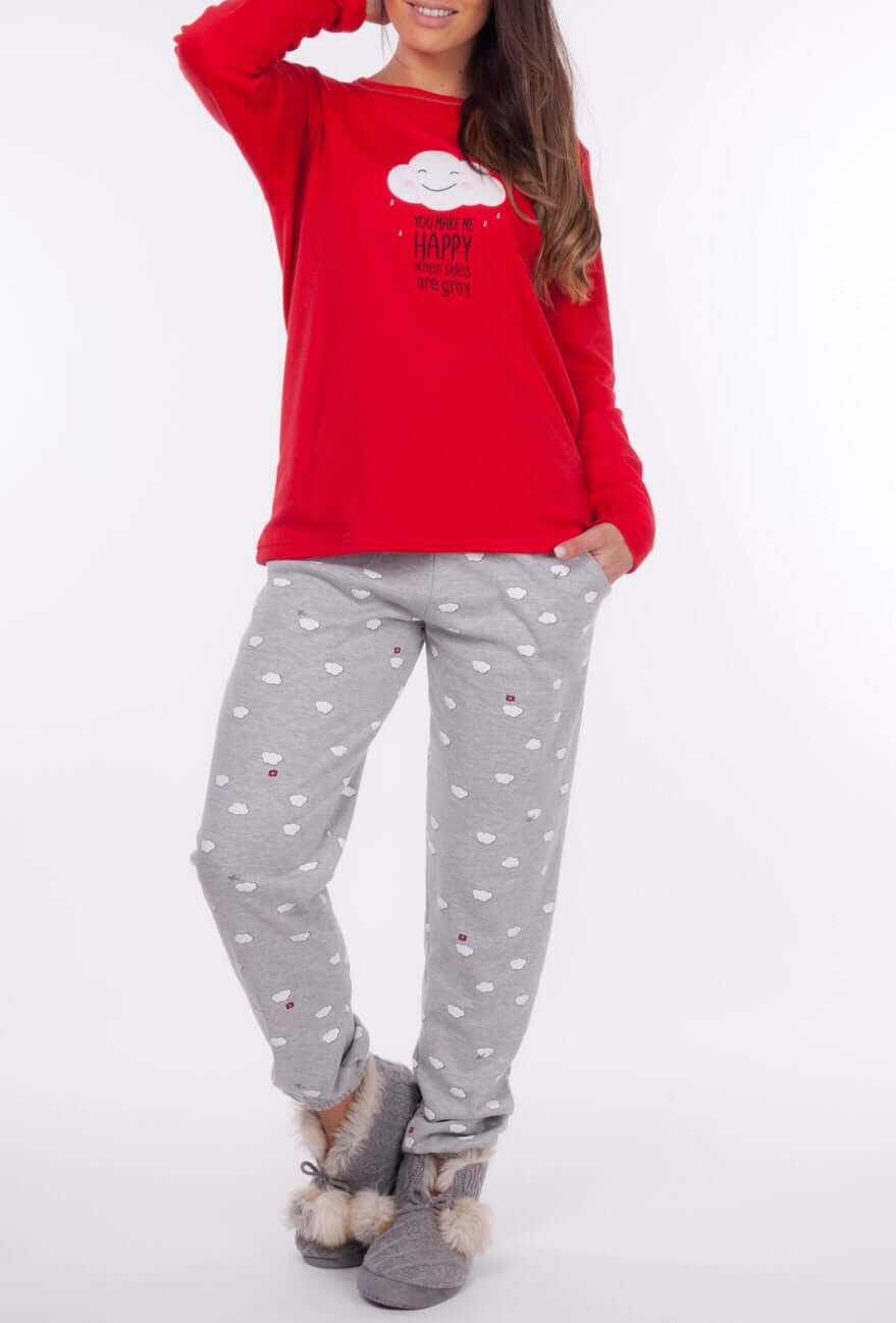 Pijamas mujer Rachas & Abreu 20363 Rojo ⭐⭐⭐✩✩