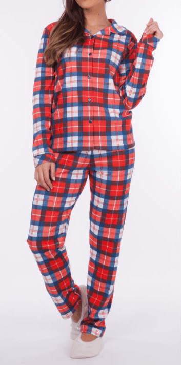 Pijamas mujer Rachas & Abreu 20367 Rojo ⭐⭐⭐✩✩