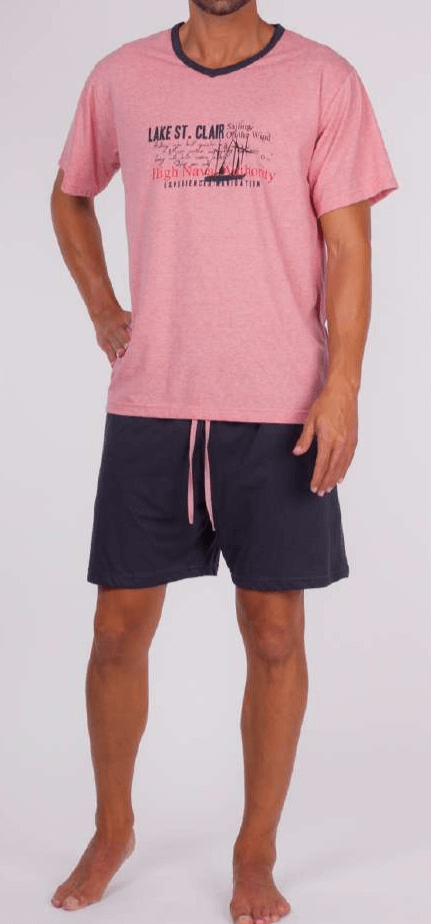 Pijama hombre corto Rachas & Abreu 21405 S Coral