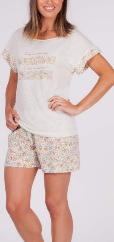 Pijamas mujer Rachas & Abreu 22326 Beige