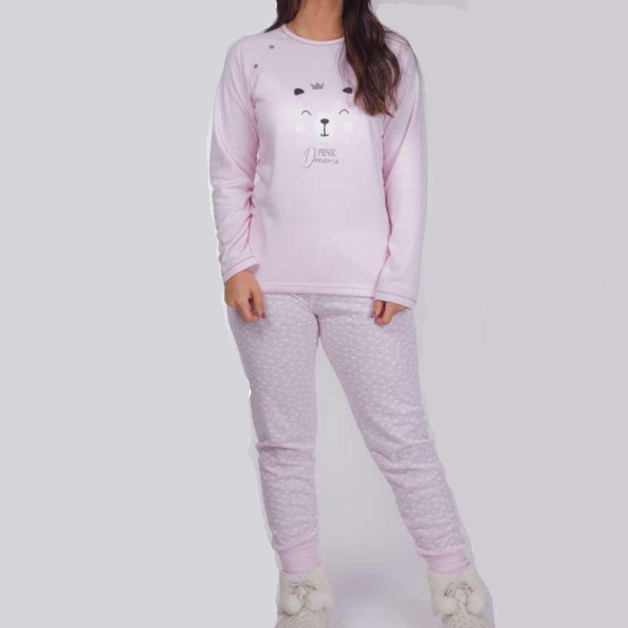 Pijamas mujer Rachas & Abreu 22358 Rosa ⭐⭐⭐✩✩