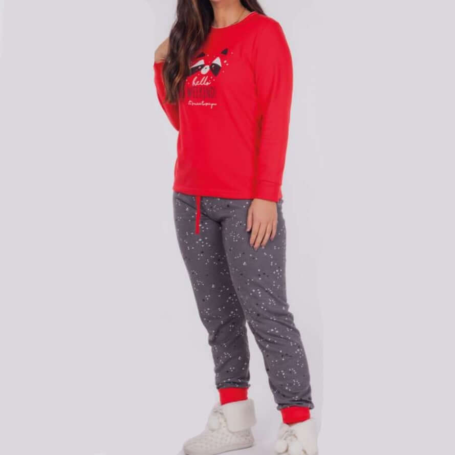 Pijamas mujer Rachas & Abreu 22364 Rojo ⭐⭐⭐✩✩