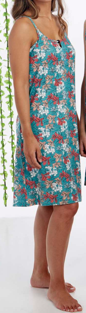 Vestido de verano CUE 28401 Turquesa