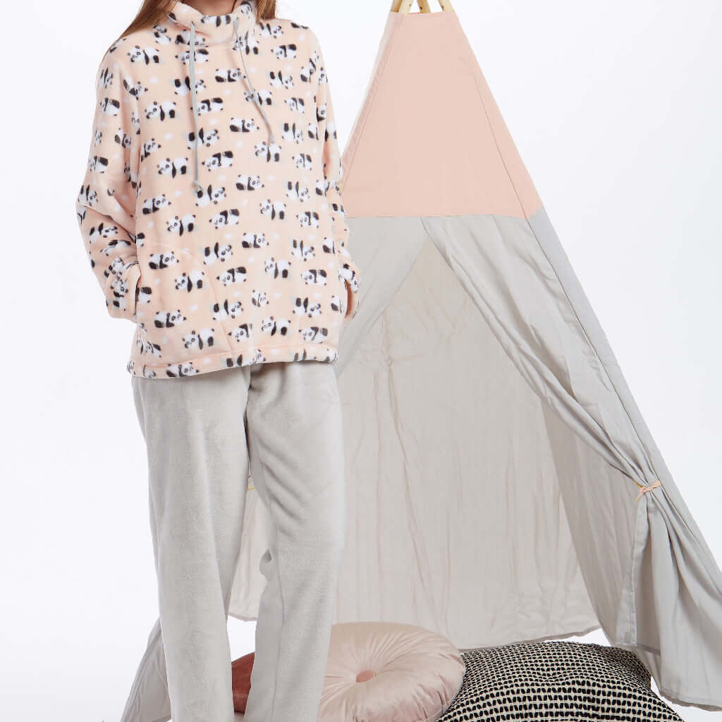 Pijamas mujer CUE 31143 Gris claro ⭐⭐⭐⭐⭐