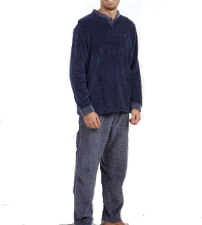 Pijamas hombre CUE 31245 Azul oscuro ⭐⭐⭐⭐