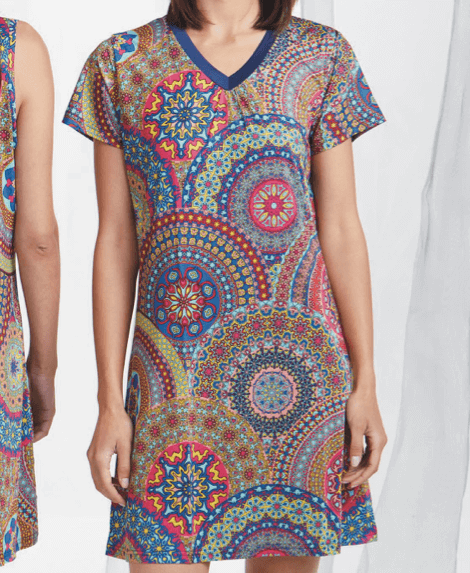 Vestido de verano CUE 32921 Azul