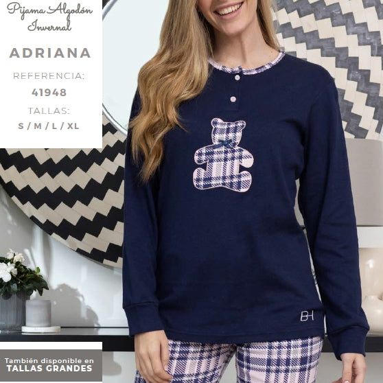 Pijamas mujer | BH | 41949 Azul ⭐⭐✩✩✩