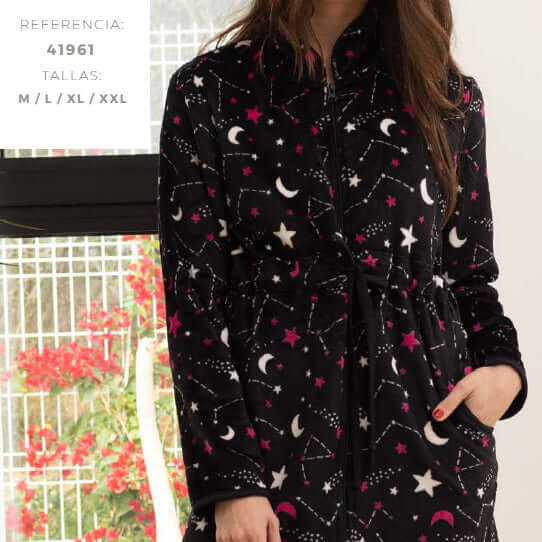 Batas mujer Blanca Hernandez 41961 Negro ⭐⭐⭐⭐⭐