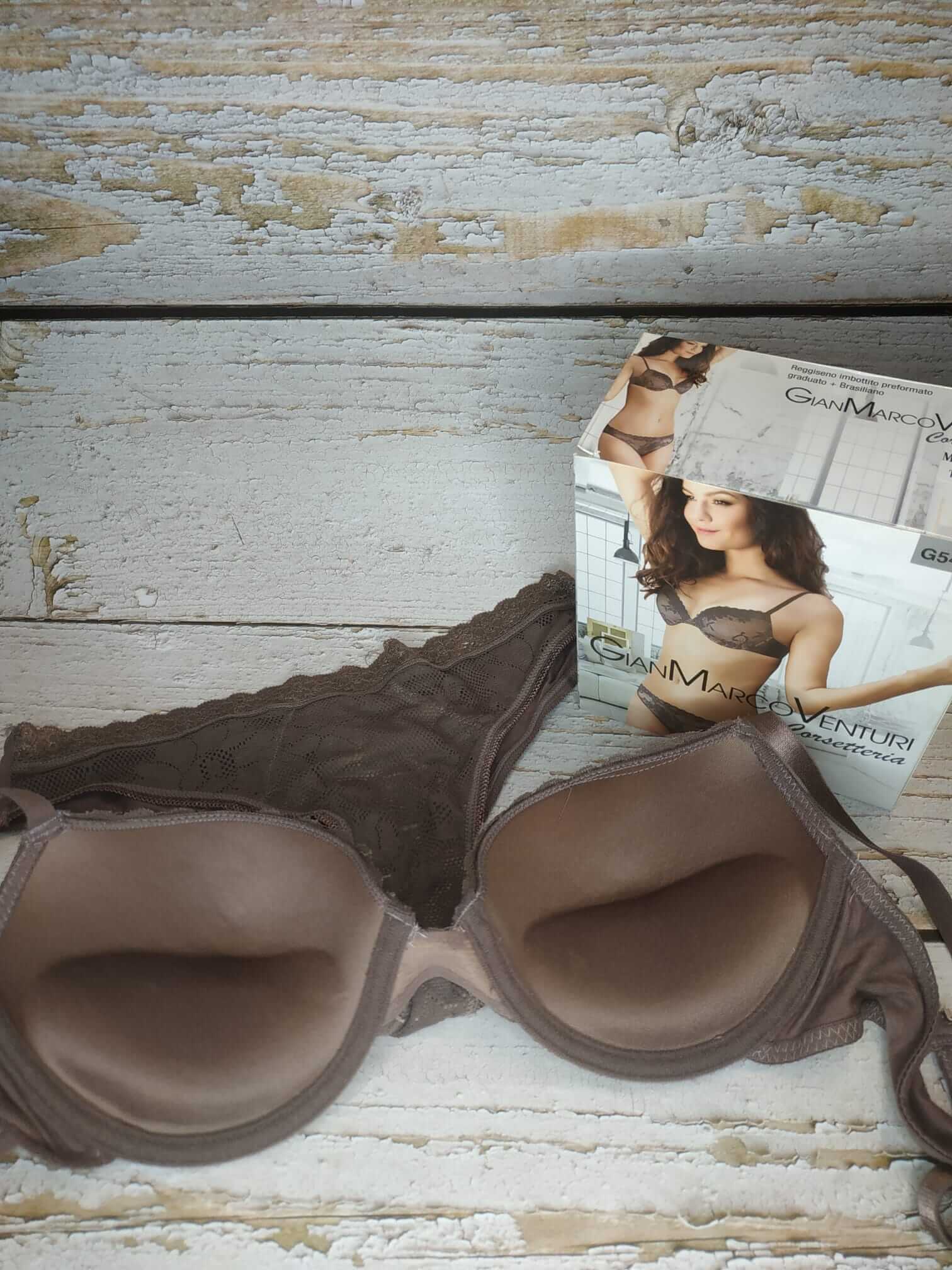 Conjunto sujetador Push up y braga bikini Gianmarco Venturi 5440