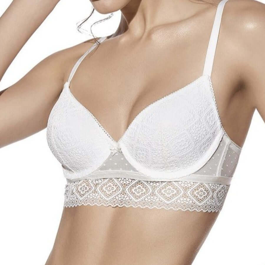 Sujetador Selene con aros Lydia Blanco B