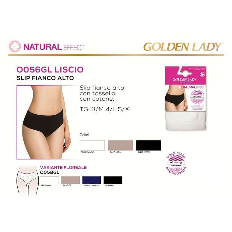 Bragas invisible Golden Lady 0056