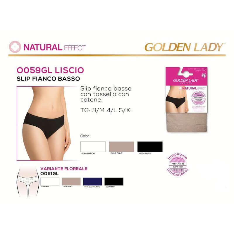 Bragas bikini Golden Lady 0059