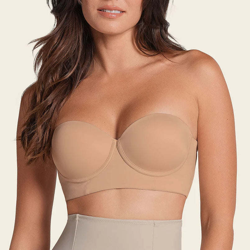 Sujetador Leonisa 011911 bustier Habano medio